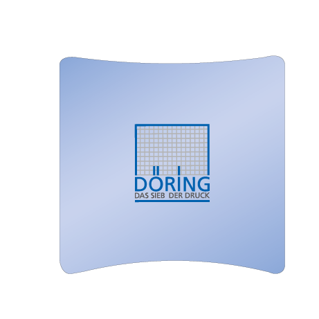 Textilwand ALU | 300er gebogen | beidseitig bedruckt